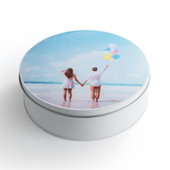 Custom Large Round Shaped Tin Box