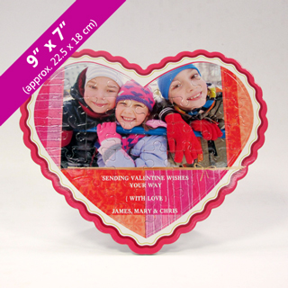 Heart Shaped Personalized Photo Puzzle