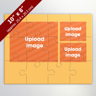 Personalized Jigsaw Puzzle With 3 Pictures For Business