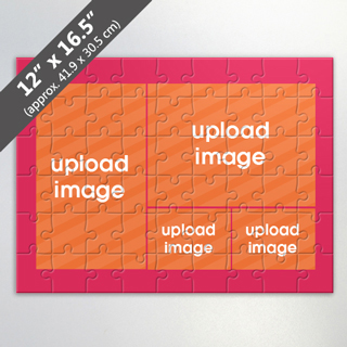 Jigsaw Puzzle Personalized With 4 Photos