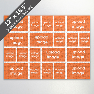 Jigsaw Puzzle With Thin White Border And 20 Photos
