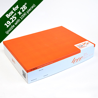 Plain Box For 1000 Puzzle (19.25