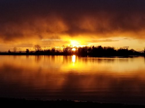 Stormy Afterbay Sunset