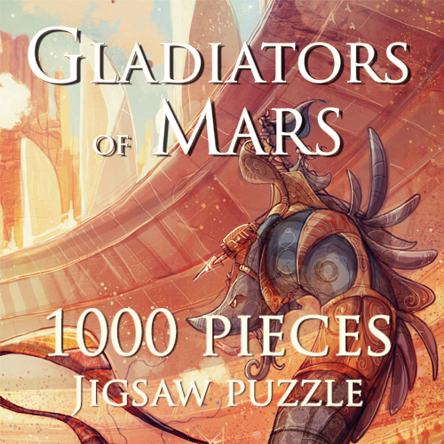 Gladiators of Mars - Jigsaw Puzzle (with box)