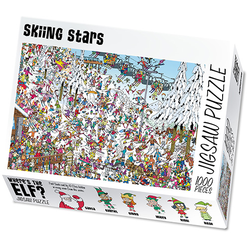 Skiing Stars Jigsaw Puzzle